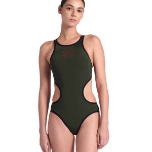 Costume Intero Donna Arena One Biglogo Dark Sage