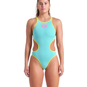 Costume Intero Donna Arena One Biglogo Water Soft Green