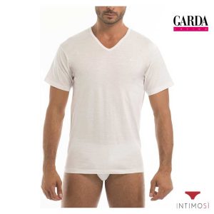 Maglia manica corta scollo V cotone mercerizzato Conf. 3 Pz | Garda 0046