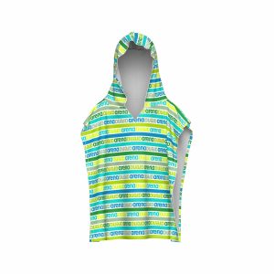 TERRY PONCHO ARENA KIDS Artic Lime