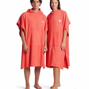 COTTON PONCHO ARENA Calypso Coral