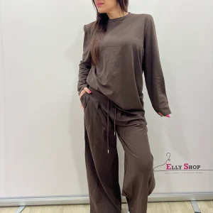 Completo donna palazzo casual morbido