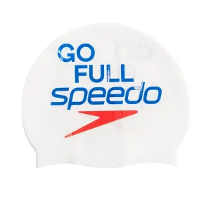 Cuffia silicone SLOGAN PRINTED SPEEDO White Go Full