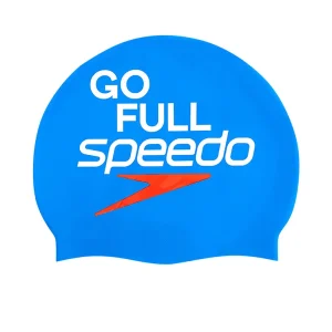 Cuffia silicone SLOGAN PRINTED SPEEDO Turkish Sea