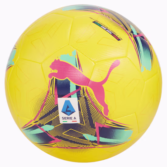 Pallone da calcio PUMA Orbita Serie A 24/25 Hybrid Giallo
