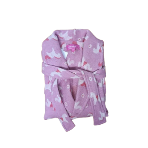 Vestaglia bimba con cintura fantasia cavalli BipBip