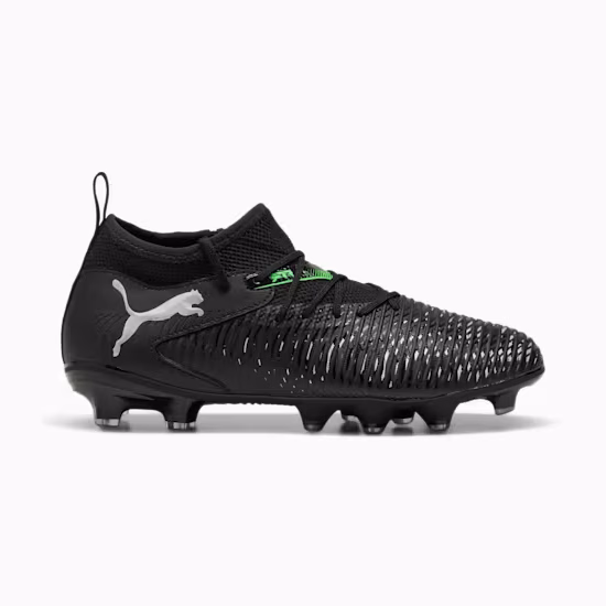 Scarpa calcio FUTURE 8 MATCH FG/AG Black Gray Green JUNIOR