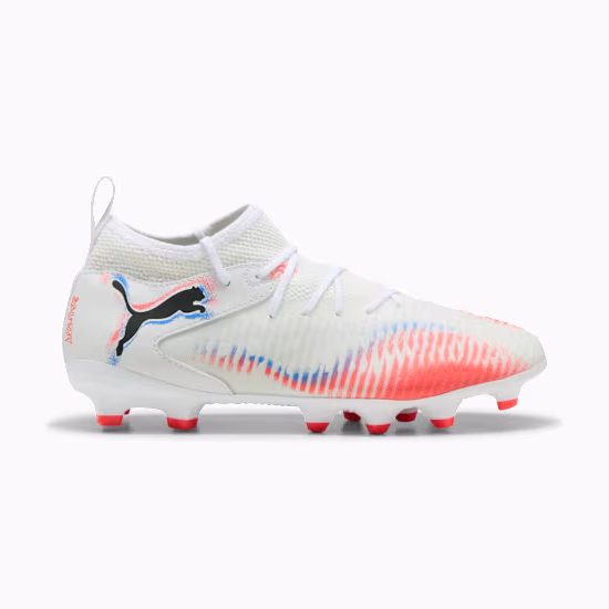 Scarpa calcio FUTURE 8 MATCH FG/AG White Glowing Red JUNIOR