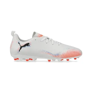 Scarpa calcio FUTURE 8 PLAY MG PUMA White Glowing Red JUNIOR