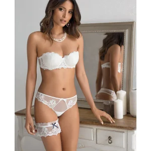 Giarrettiera in tulle ricamato | 1950 SièLei