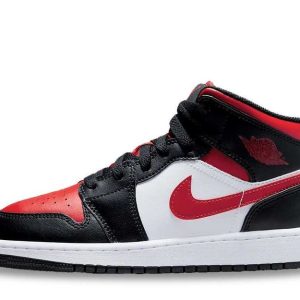 Air jordan 1 mid white black red – 554724 079