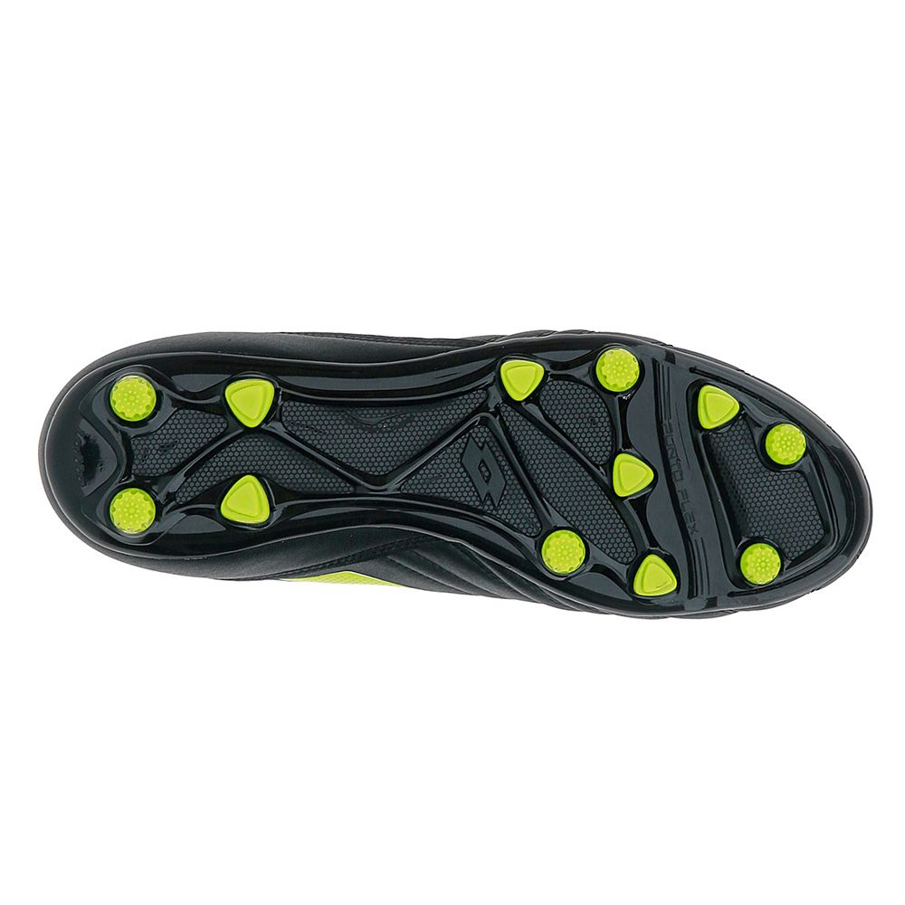 Scarpa calcio STADIO 705 FG LOTTO Nero Giallo - immagine 5
