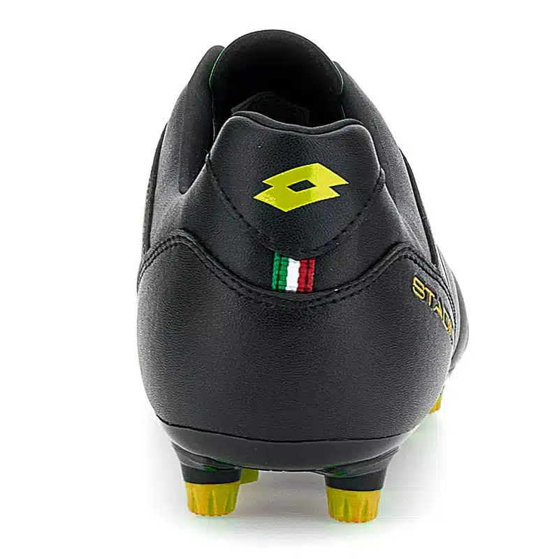 Scarpa calcio STADIO 705 FG LOTTO Nero Giallo - immagine 6
