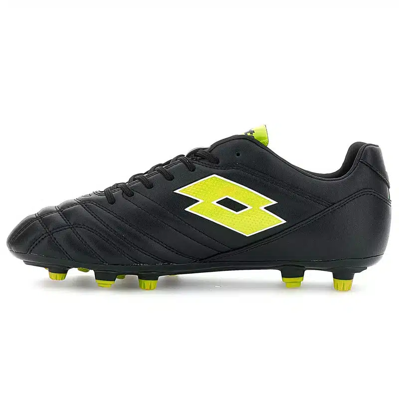 Scarpa calcio STADIO 705 FG LOTTO Nero Giallo - immagine 3