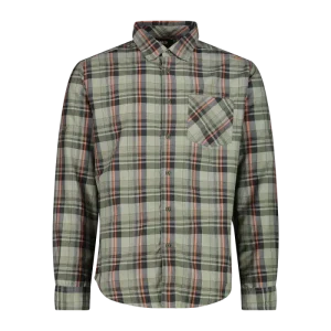 Camicia uomo manica lunga Check CMP Sage