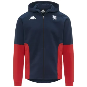 Felpa MEQUO GENOA 2025/26 KAPPA Blue Red