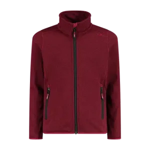 Pile knit-tech bambina mélange Anemone CMP