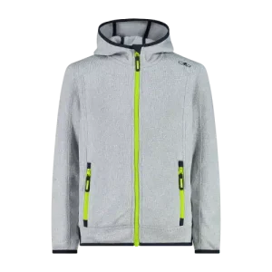 Pile knit-tech bambino mélange Alluminio CMP