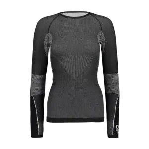 Underwear donna girocollo senza cuciture CMP Nero