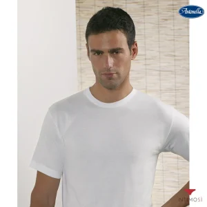 Maglia mezza manica girocollo cotone jersey Conf. 3 Pz | Antonella 410001