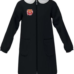 Grembiule bambina chiusura zip con disegno Orsacchiotta Siggi