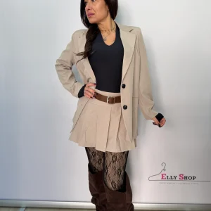 Completo donna blazer e gonna pantalone