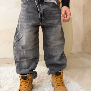 Jeans bambino gamba ampia chiaro e scuro art.st5290