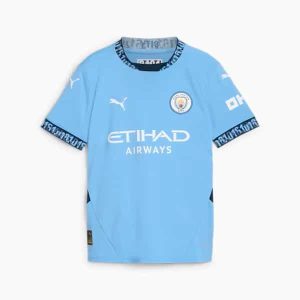 Maglia replica Manchester City FC Home 24/25 Junior