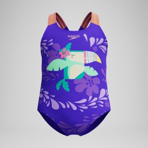 Costume bambina Digital Printed SPEEDO Indigo Glow