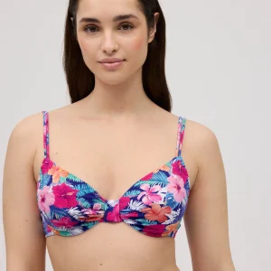 BIKINI SNELLENTE IN PIQUE’ FLOREALE COPPA D YSABEL MORA 7D