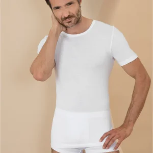 Maglia mezza manica in cotone elasticizzato conf. 3 pz | Club 88 84001