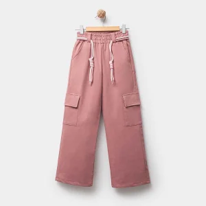 Pantaloni sportivi cargo bambina