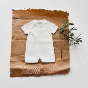 Tutina in cotone per neonato/a