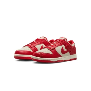 Nike dunk low red roses – hf1986 100