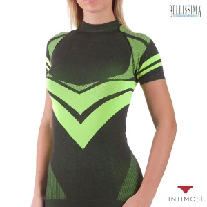 T-shirt sportiva bicolore tecnologia Dryarn | Bellissima A010