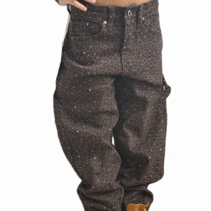 Pantalone balloon bambina animalier