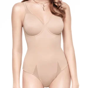 Body modellante coppe preformate con ferretto e spalline larghe | Infiore Sara