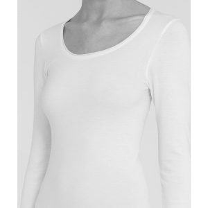 Maglietta in cotone modal elasticizzato