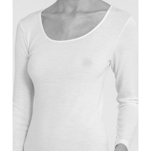 Maglietta longlife manica lunga in pura lana