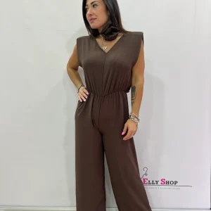 Tuta intera donna con fiore in tessuto – Elegante e comoda, disponibile in 6 colori