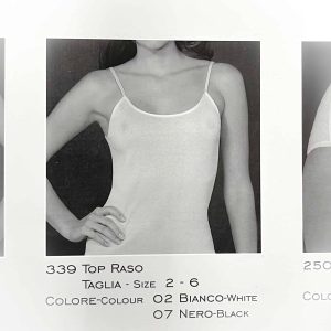 Canotta top in puro cotone