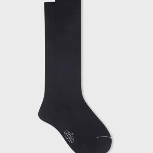 Calze lunghe uomo lana tinta unita