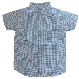 Camicia Bambino Manica Corta Collo alla Coreana - Versatile e Comoda