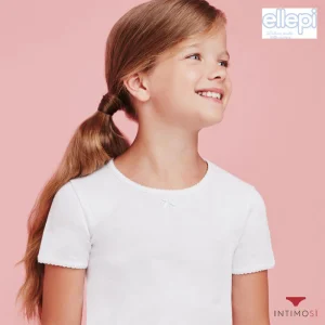 Maglia intima mezza manica intima in 100% cotone Conf. 6 Pz. | Ellepi BA651
