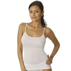 Canotta spalla stretta filo di scozia e raso Conf. 3 Pz | Vajolet 5451