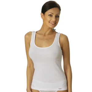 Canotta spalla larga con scollo tondo Conf. 3 Pz | Vajolet 4776