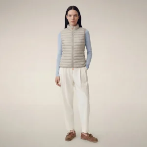 Gilet imbottito donna Charlotte Beige chiaro