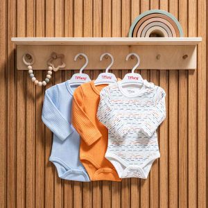 Set body Manica Lunga 100% cotone