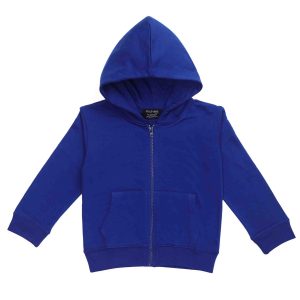 Felpa bambino unisex basic con cappuccio e zip - Kit Scuola 2-10 anni