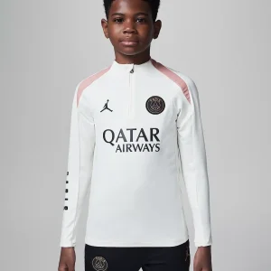 Felpa allenamento Paris Saint-Germain Terza NIKE 24/25 Junior Bianca